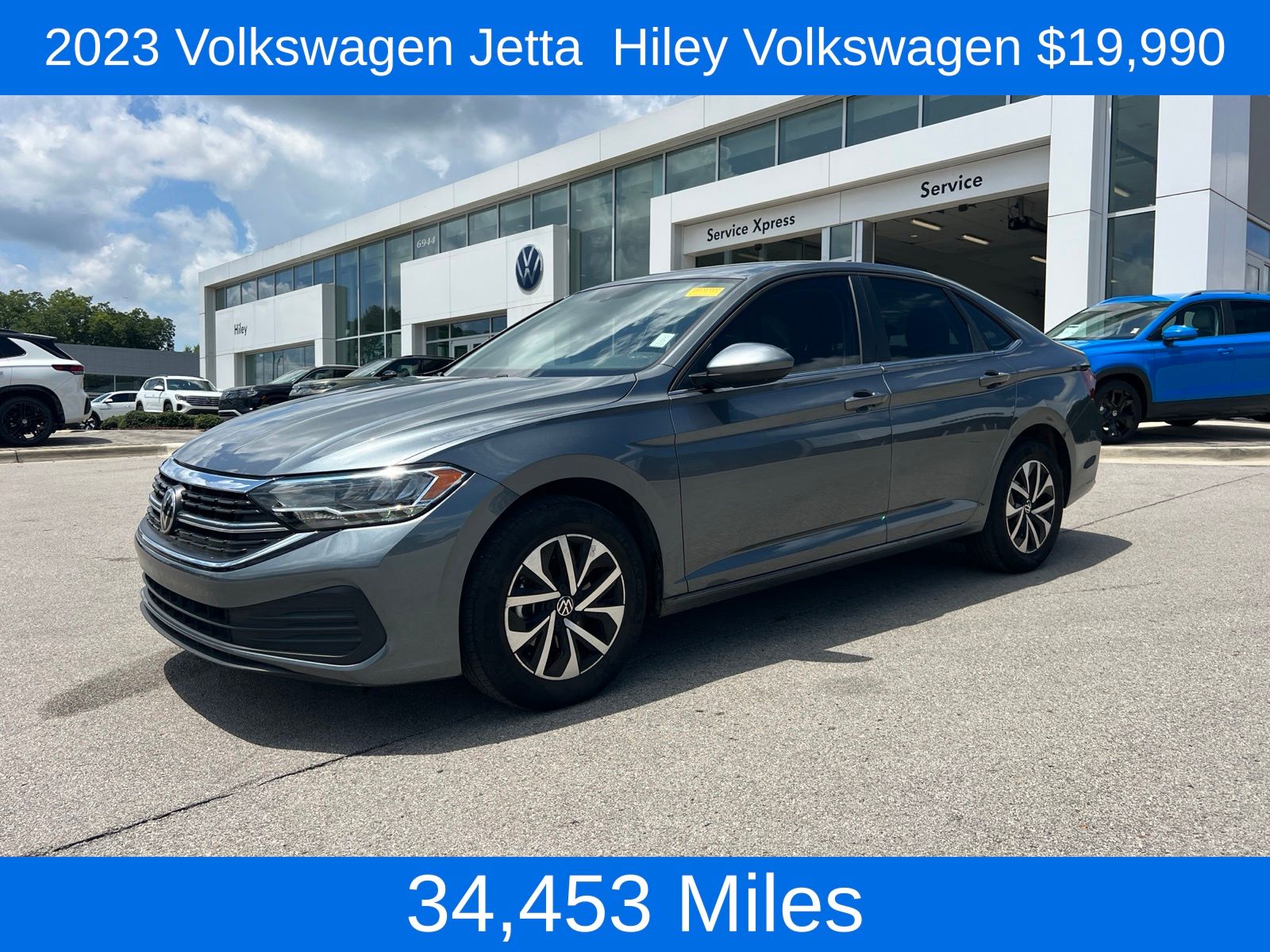 Platinum Gray Metallic 2023 Volkswagen Jetta Sedan Front-Wheel Drive 8-Speed Automatic