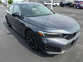 Meteorite Gray Metallic 2026 Honda Civic Hybrid Sport Hatchback FWD Hatchback Front-Wheel Drive Continuously Variable Transmission