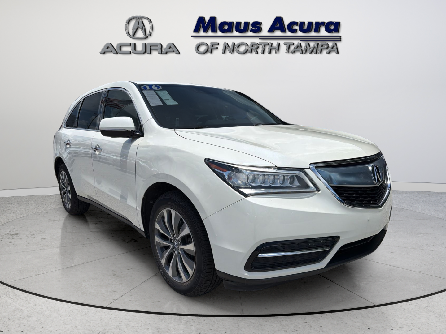 White Diamond Pearl 2016 Acura MDX SUV / Crossover All-Wheel Drive 9-Speed Automatic