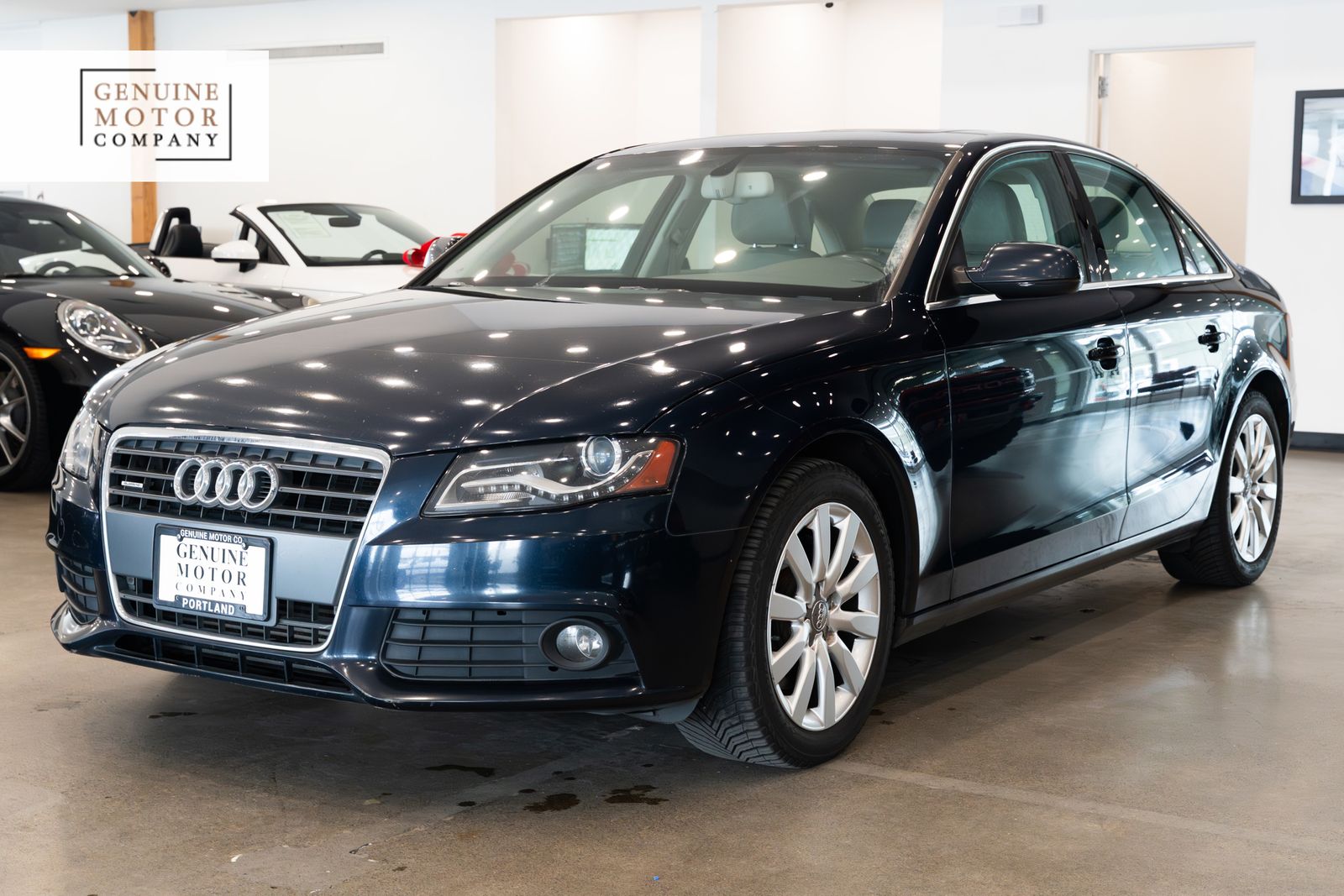 Deep Sea Blue Pearl Effect 2011 Audi A4 Sedan All-Wheel Drive 8-Speed Automatic