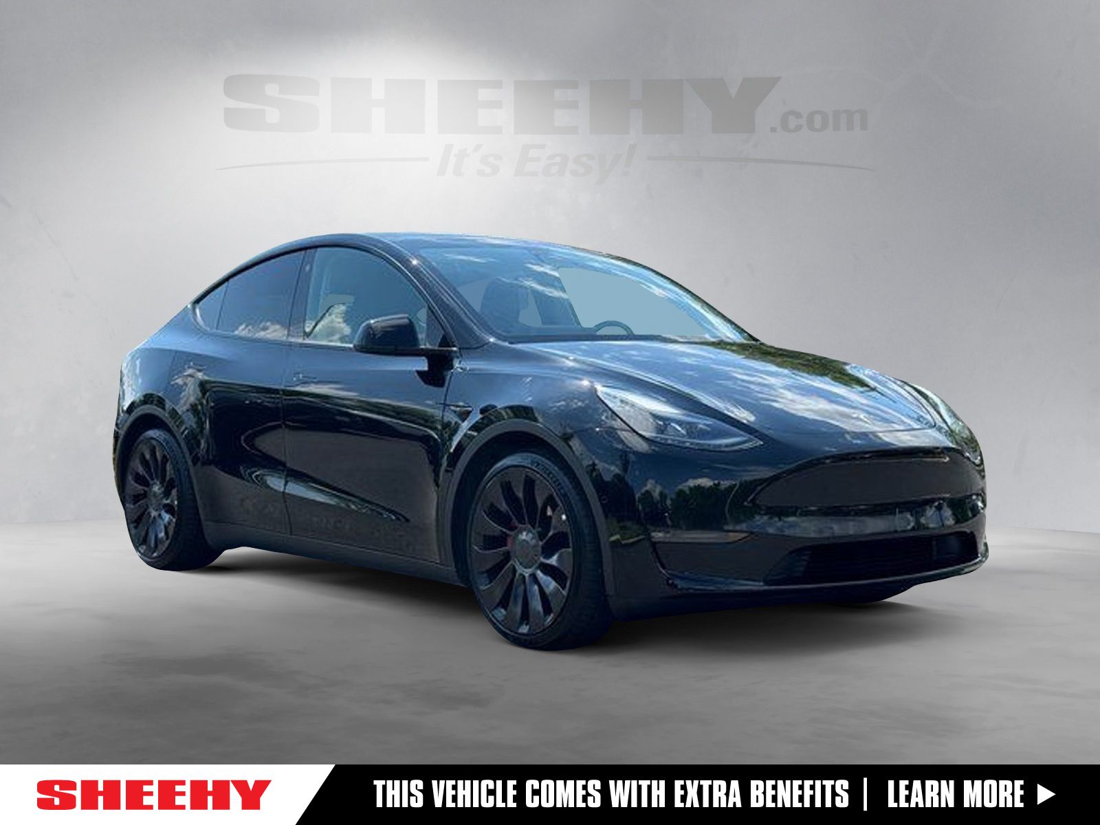 Solid Black 2022 Tesla Model Y SUV / Crossover All-Wheel Drive 1-Speed Automatic