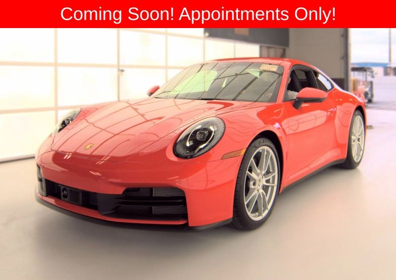 Guards Red 2025 Porsche 911 Coupe Rear-Wheel Drive 8-Speed Automatic