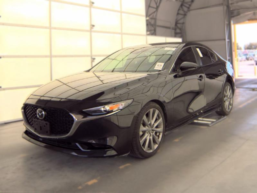 Jet Black Mica 2021 Mazda MAZDA3 Sedan Front-Wheel Drive 6-Speed Automatic