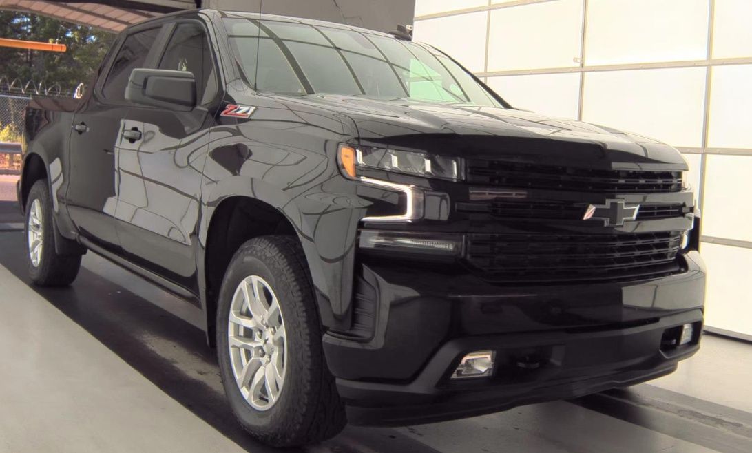 Black 2019 Chevrolet Silverado 1500 Pickup Truck Four-Wheel Drive 8-Speed Automatic