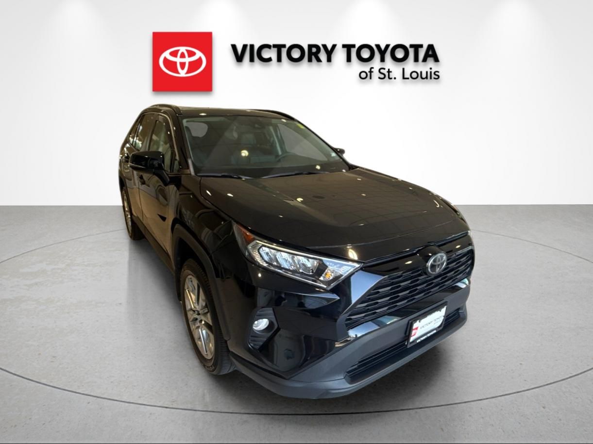 Midnight Black Metallic 2021 Toyota RAV4 XLE Premium AWD SUV / Crossover All-Wheel Drive 8-Speed Automatic