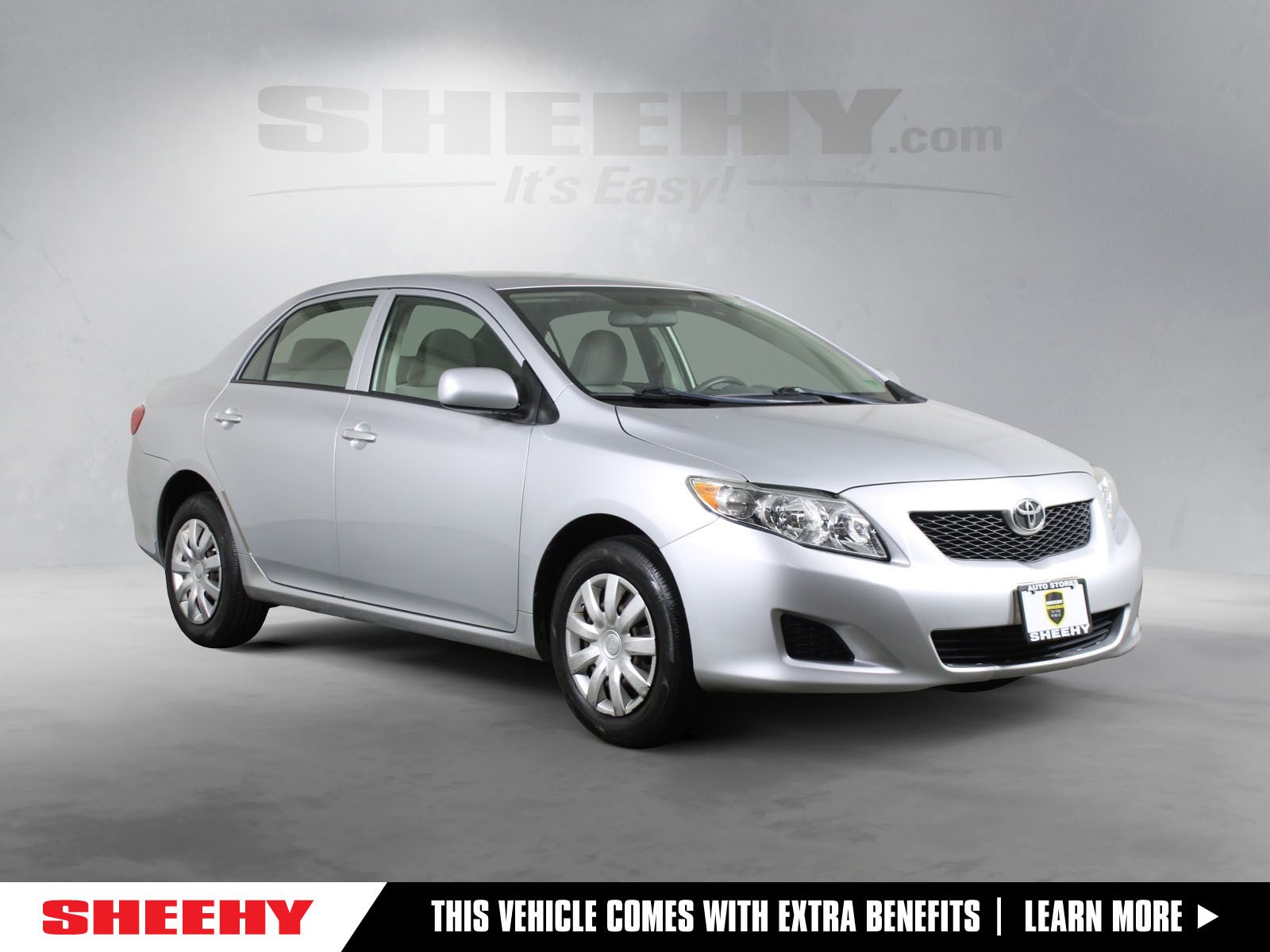 Classic Silver 2010 Toyota Corolla Sedan Front-Wheel Drive 4-Speed Automatic