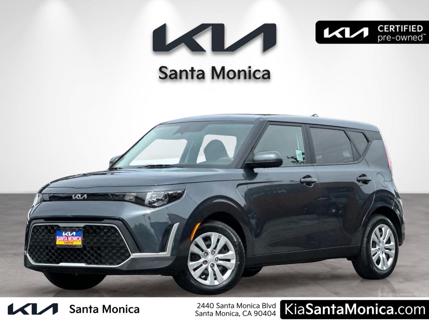 Gravity Gray 2023 Kia Soul LX FWD SUV / Crossover Front-Wheel Drive Continuously Variable Transmission