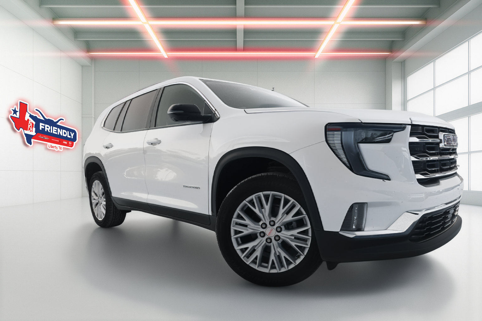 Summit White 2026 GMC Acadia SUV / Crossover Front-Wheel Drive 8-Speed Automatic