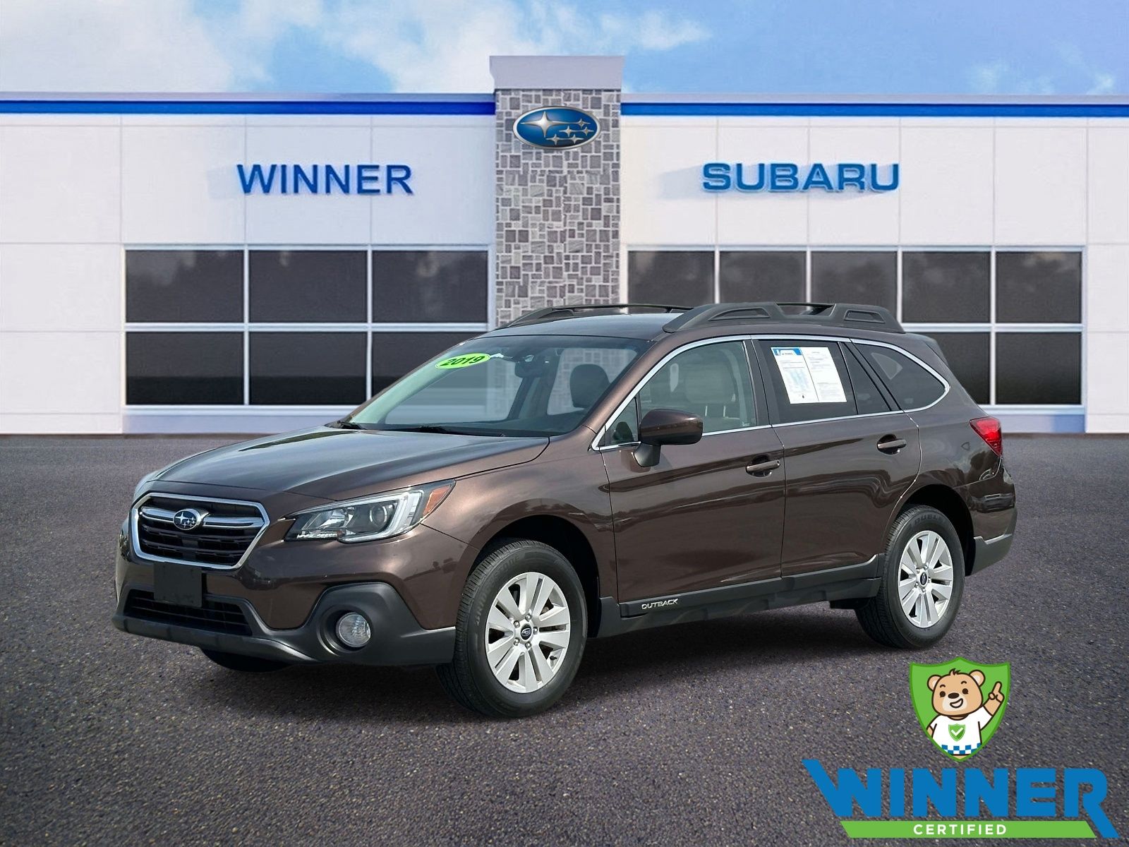Cinnamon Brown Pearl 2019 Subaru Outback Wagon All-Wheel Drive Continuously Variable Transmission