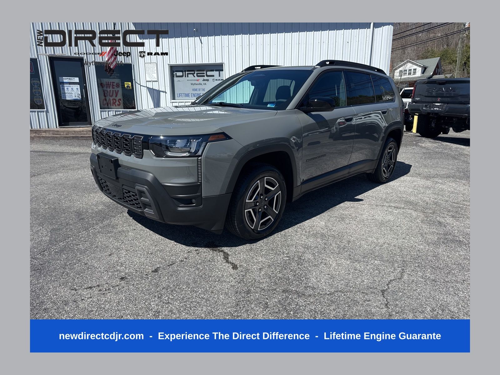 Sting-Gray Clearcoat 2026 Jeep Cherokee Laredo 4WD SUV / Crossover Four-Wheel Drive Continuously Variable Transmission