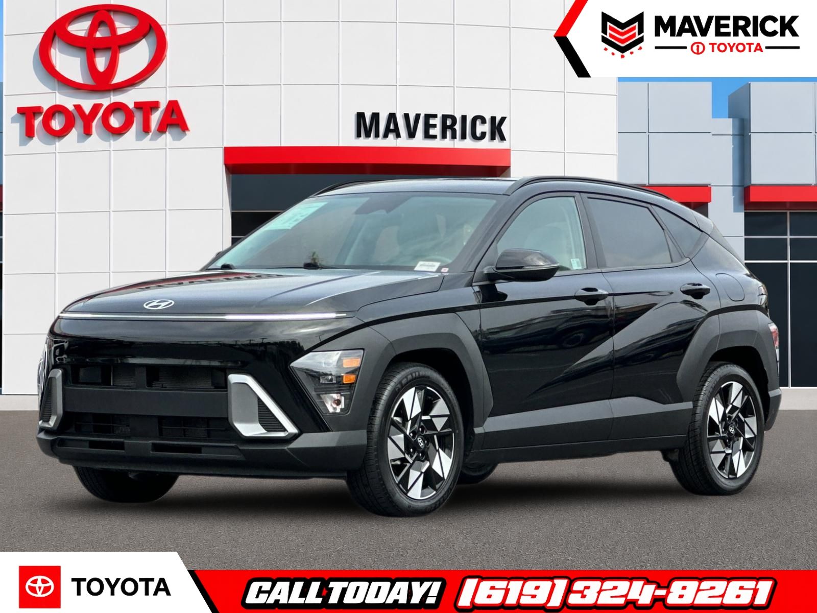 Abyss Black 2025 Hyundai Kona SUV / Crossover Front-Wheel Drive Continuously Variable Transmission