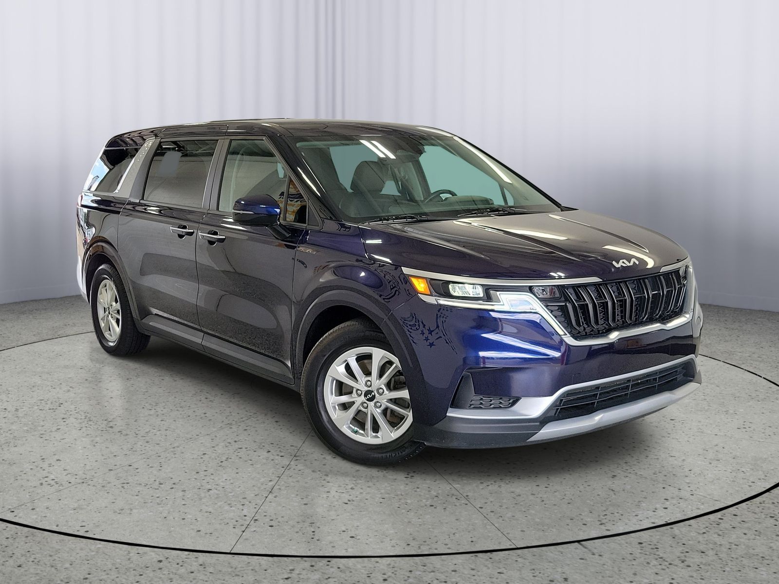 Deep Chroma Blue 2022 Kia Carnival Minivan Front-Wheel Drive 8-Speed Automatic