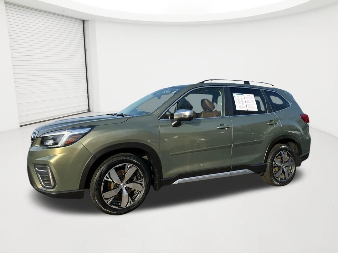 Jasper Green Metallic 2021 Subaru Forester Touring Crossover AWD SUV / Crossover All-Wheel Drive Continuously Variable Transmission