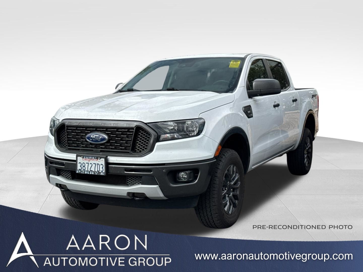 Oxford White 2020 Ford Ranger XLT SuperCrew 4WD Pickup Truck Four-Wheel Drive Automatic