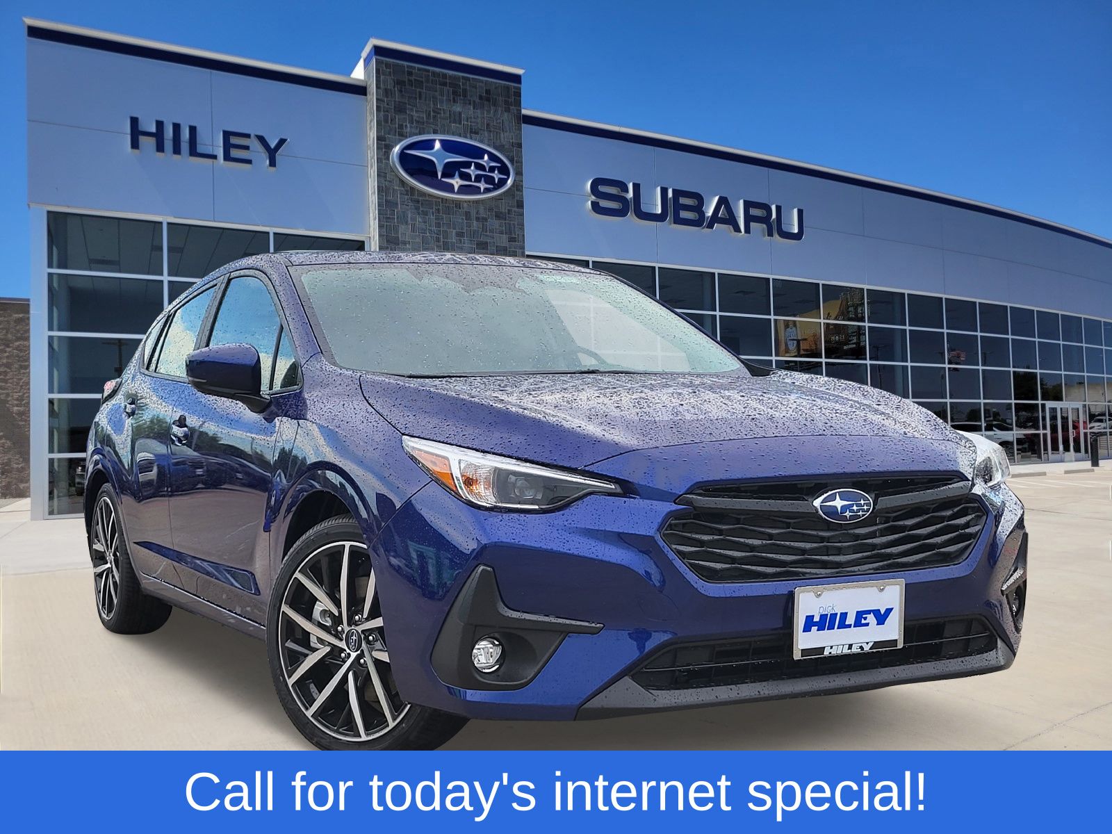 Sapphire Blue Pearl 2026 Subaru Impreza Sport AWD Wagon All-Wheel Drive Continuously Variable Transmission