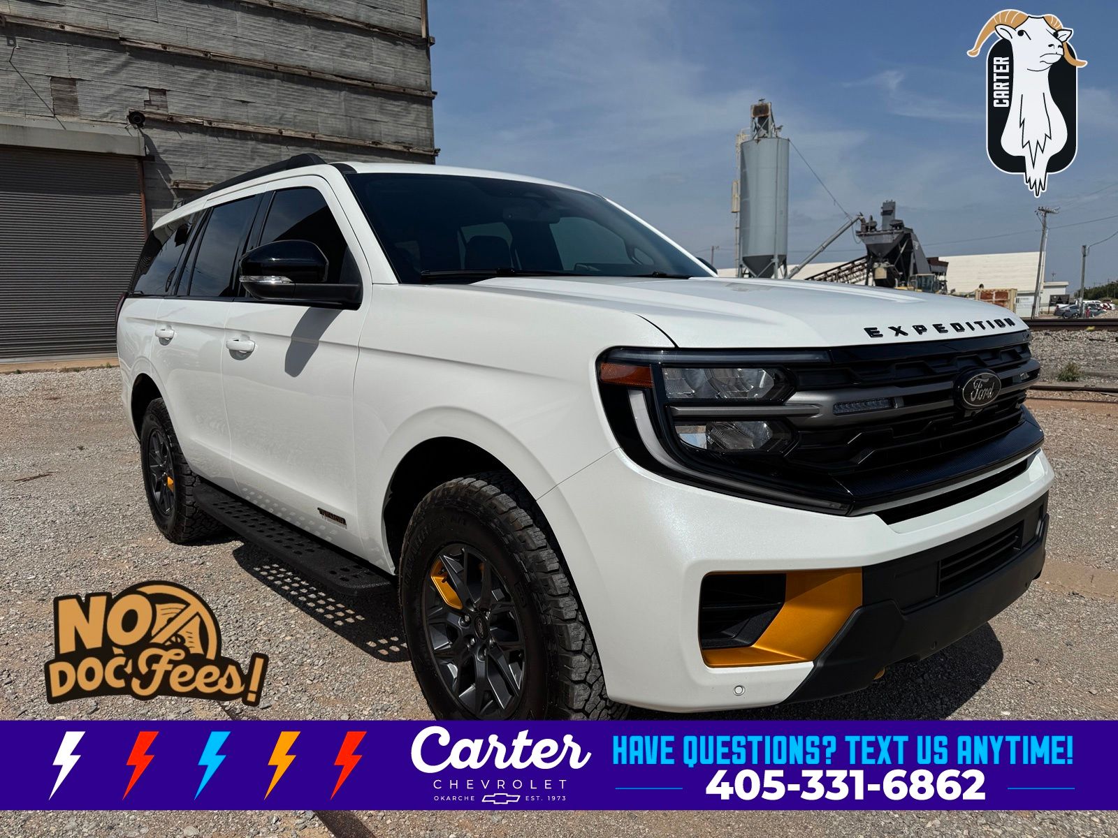 White Metallic 2026 Ford Expedition SUV / Crossover Four-Wheel Drive Automatic