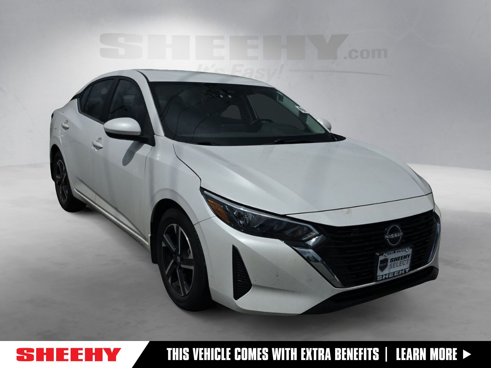 Aspen White 2024 Nissan Sentra Sedan Front-Wheel Drive Continuously Variable Transmission