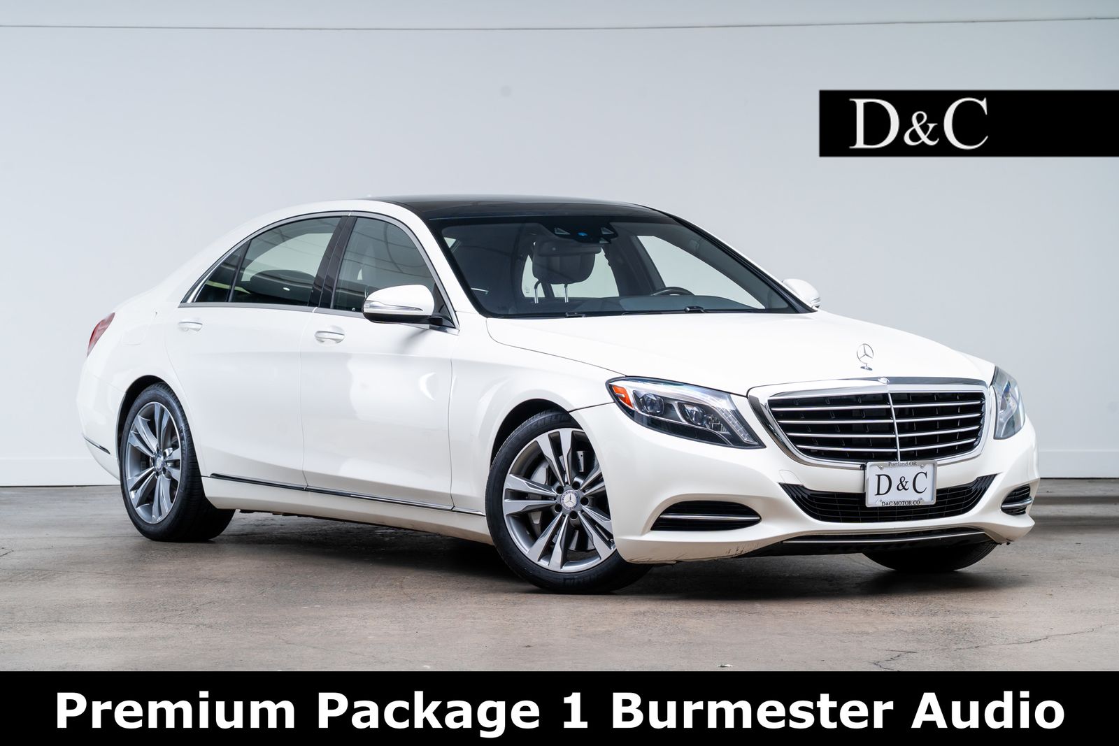 designo Diamond White 2015 Mercedes-Benz S-Class Sedan Rear-Wheel Drive 7-Speed Automatic