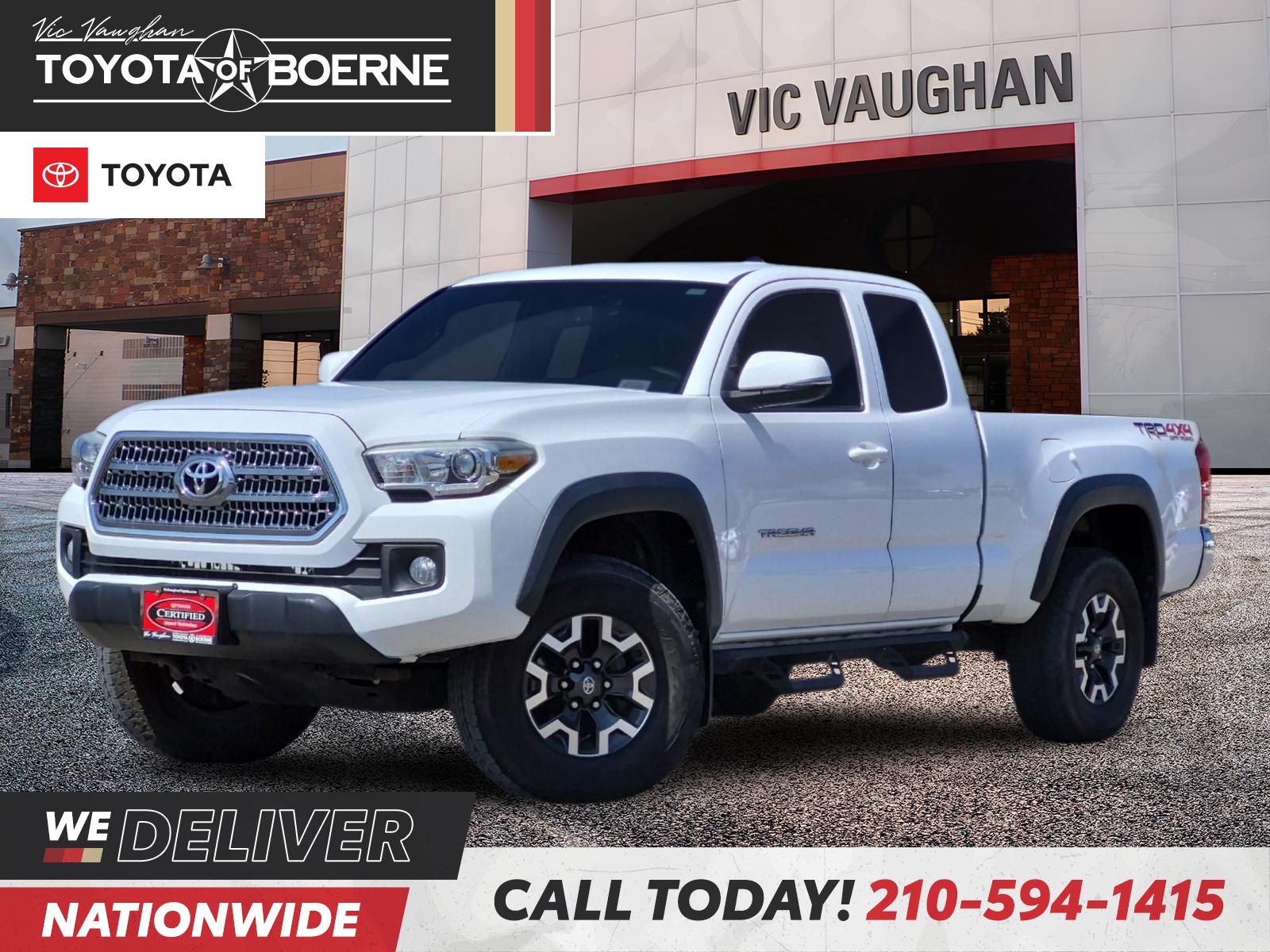 2016 Toyota Tacoma Blanco (Super White) Camioneta Todo terreno 6 velocidades Automática