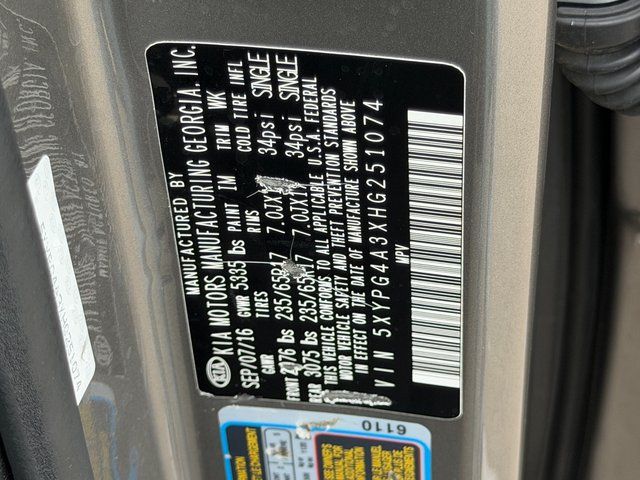 Used 2017 Titanium Silver Kia LX image 30