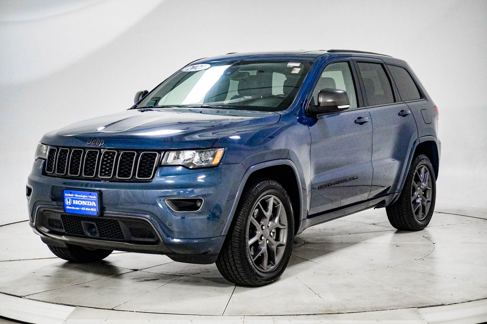 Used 2021 Jeep Grand Cherokee 80th Edition with VIN 1C4RJFBG8MC594942 for sale in Richfield, Minnesota