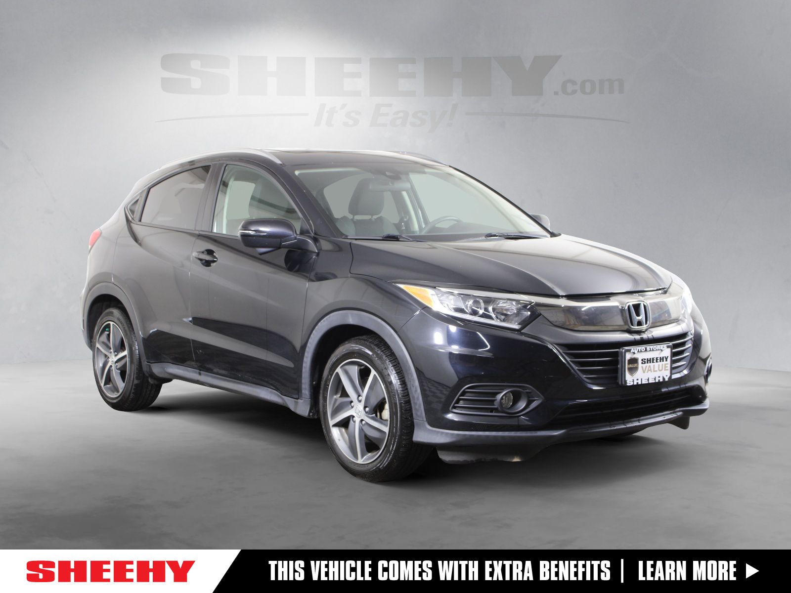 Crystal Black Pearl 2021 Honda HR-V SUV / Crossover Front-Wheel Drive Continuously Variable Transmission