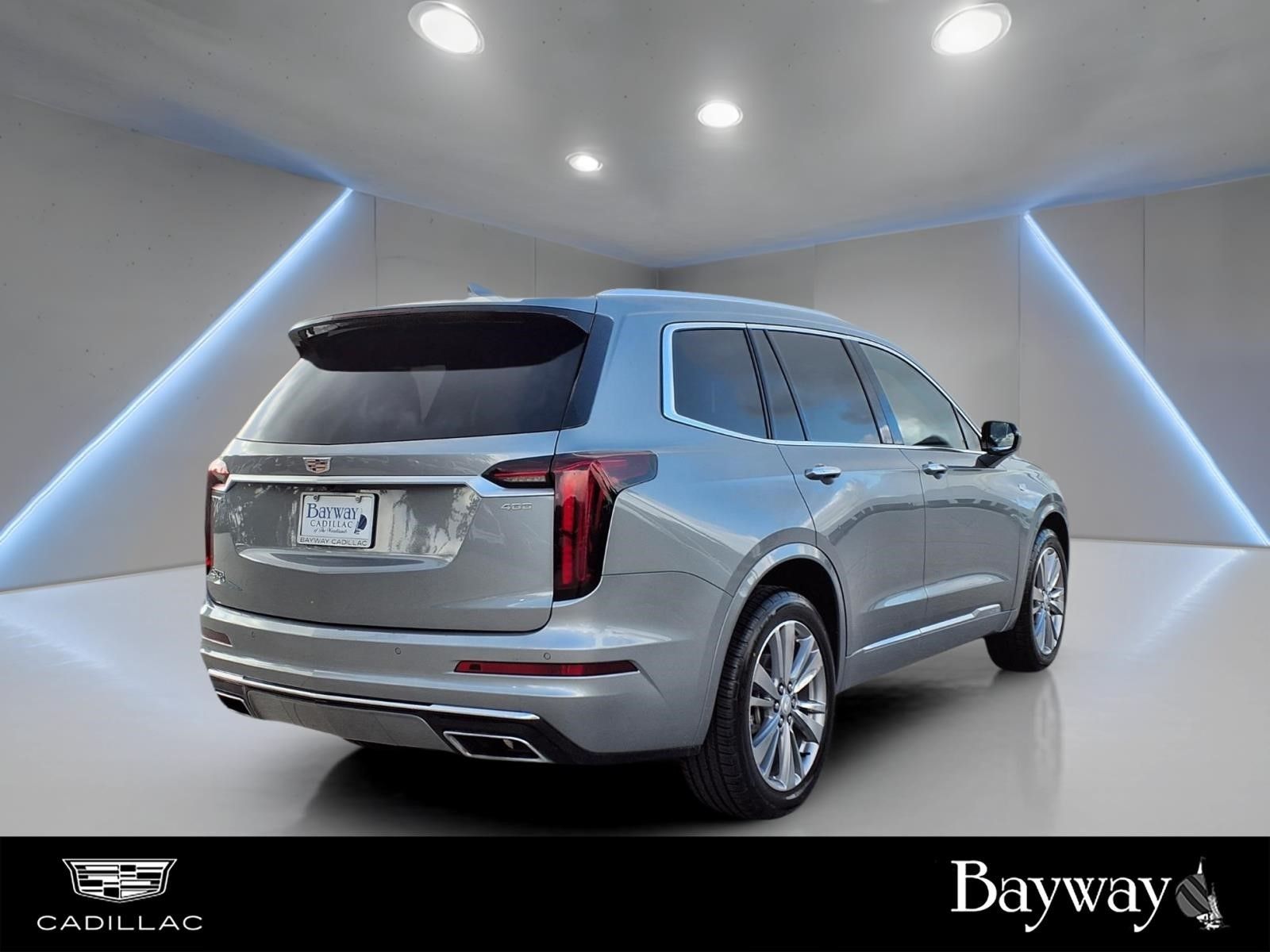 2024 Cadillac XT6 Premium Luxury Silver at Texan Dodge Chrysler Jeep Ram