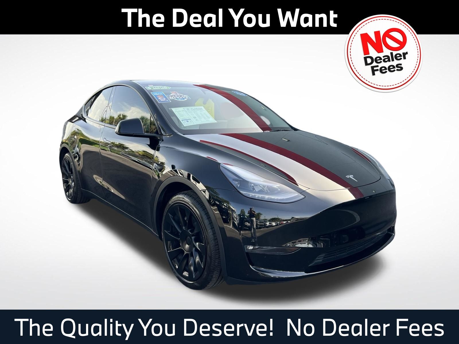 Solid Black 2023 Tesla Model Y SUV / Crossover Rear-Wheel Drive 1-Speed Automatic