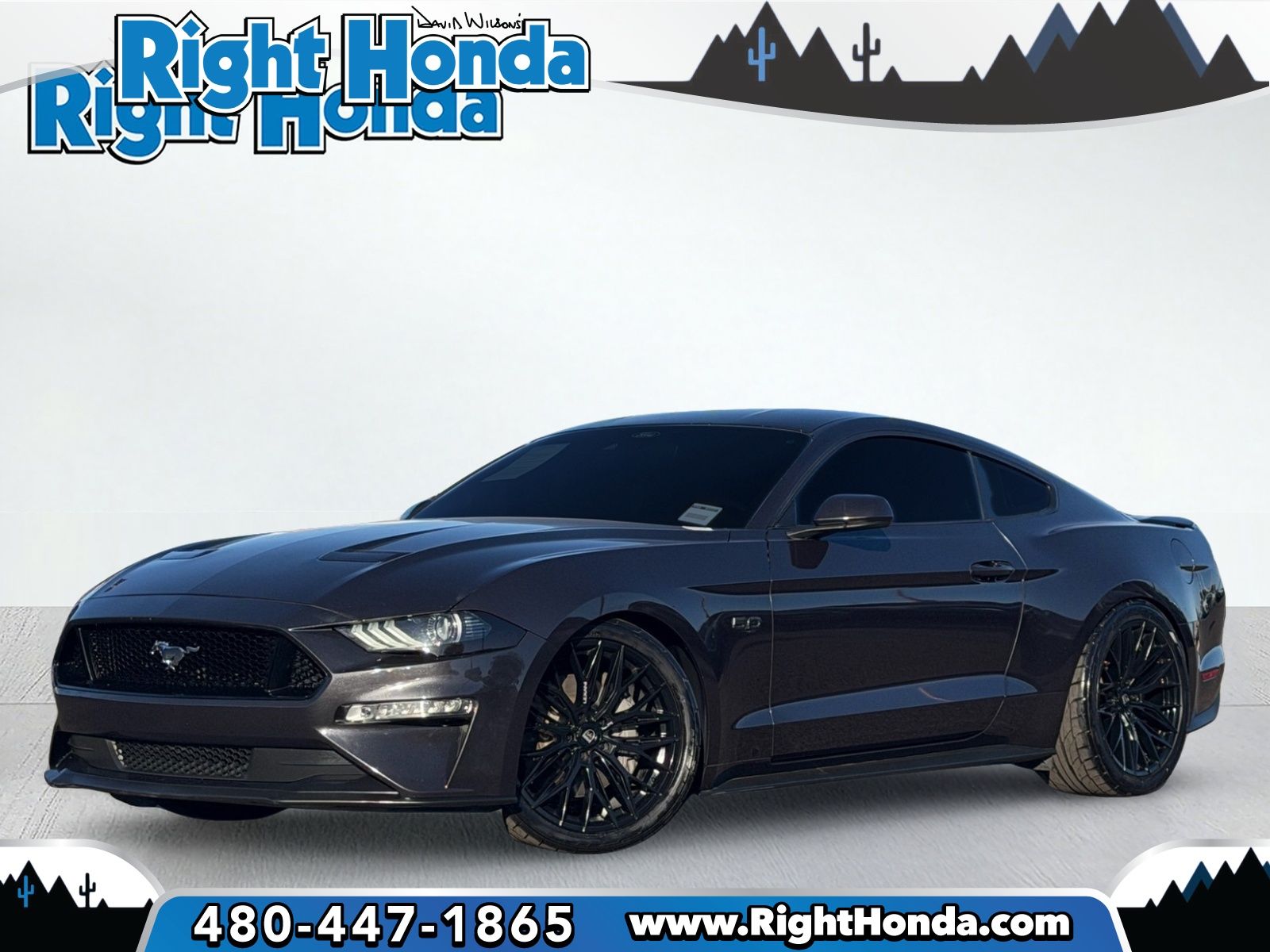 Gray Metallic 2022 Ford Mustang GT Fastback RWD Coupe Rear-Wheel Drive Automatic