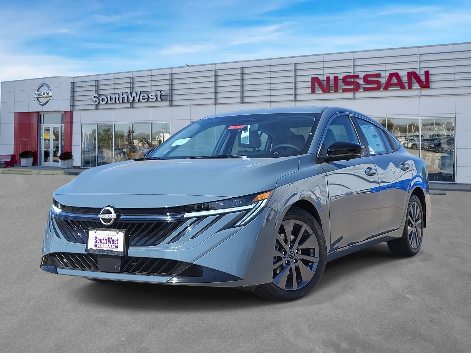 Atlantic Gray Metallic 2026 Nissan Sentra Sedan Front-Wheel Drive Continuously Variable Transmission