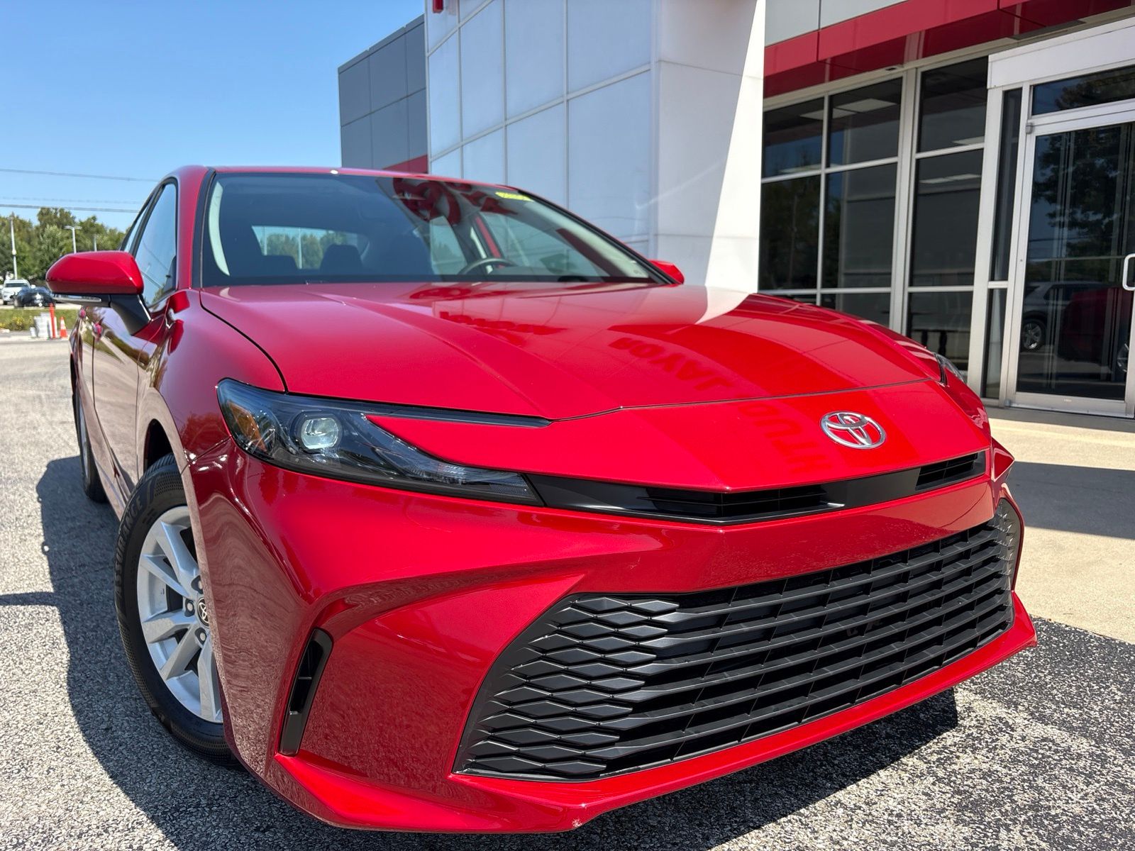 Red 2026 Toyota Camry Sedan Front-Wheel Drive Continuously Variable Transmission