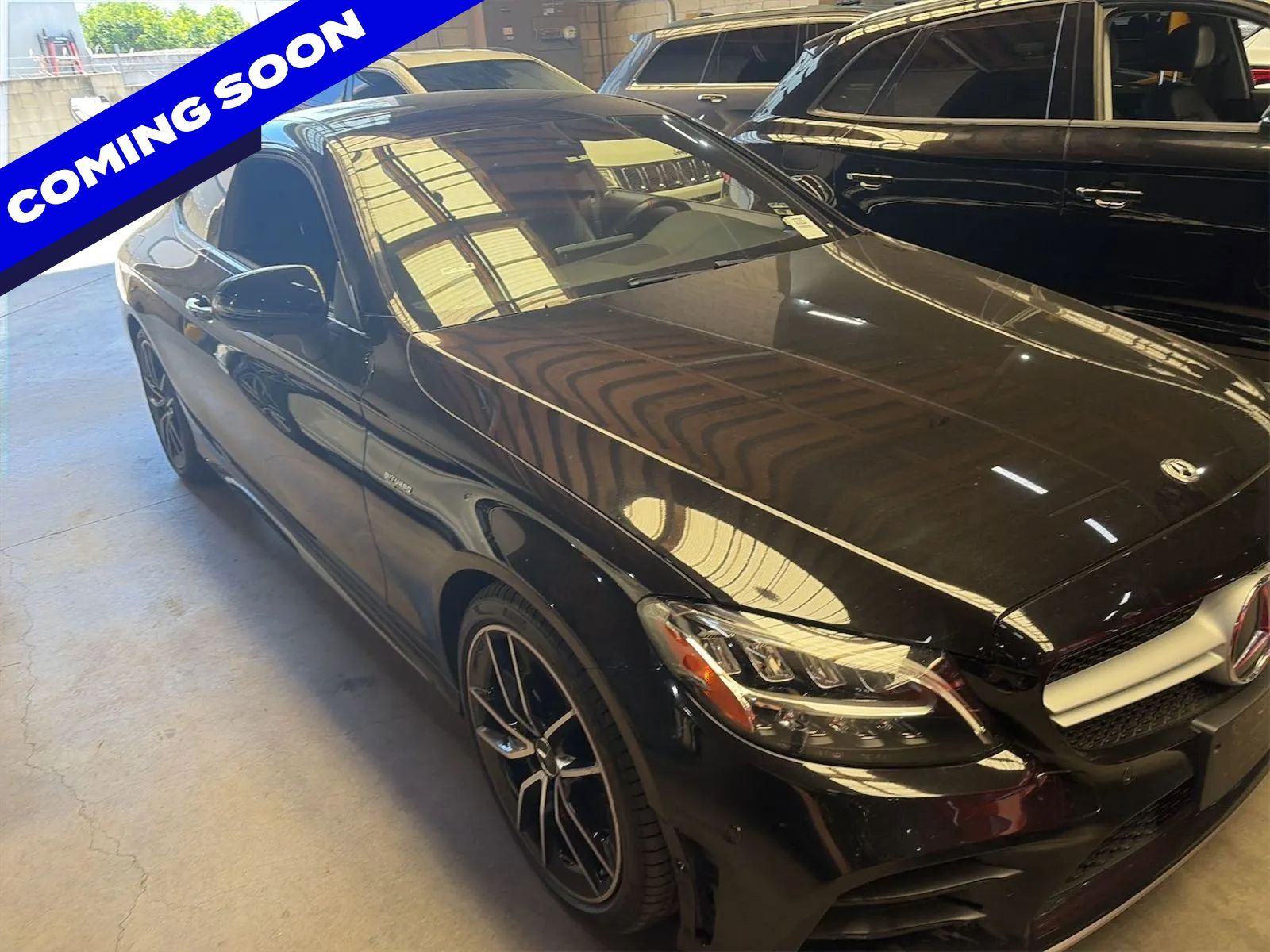 Black 2019 Mercedes-Benz C-Class Coupe All-Wheel Drive 9-Speed Automatic