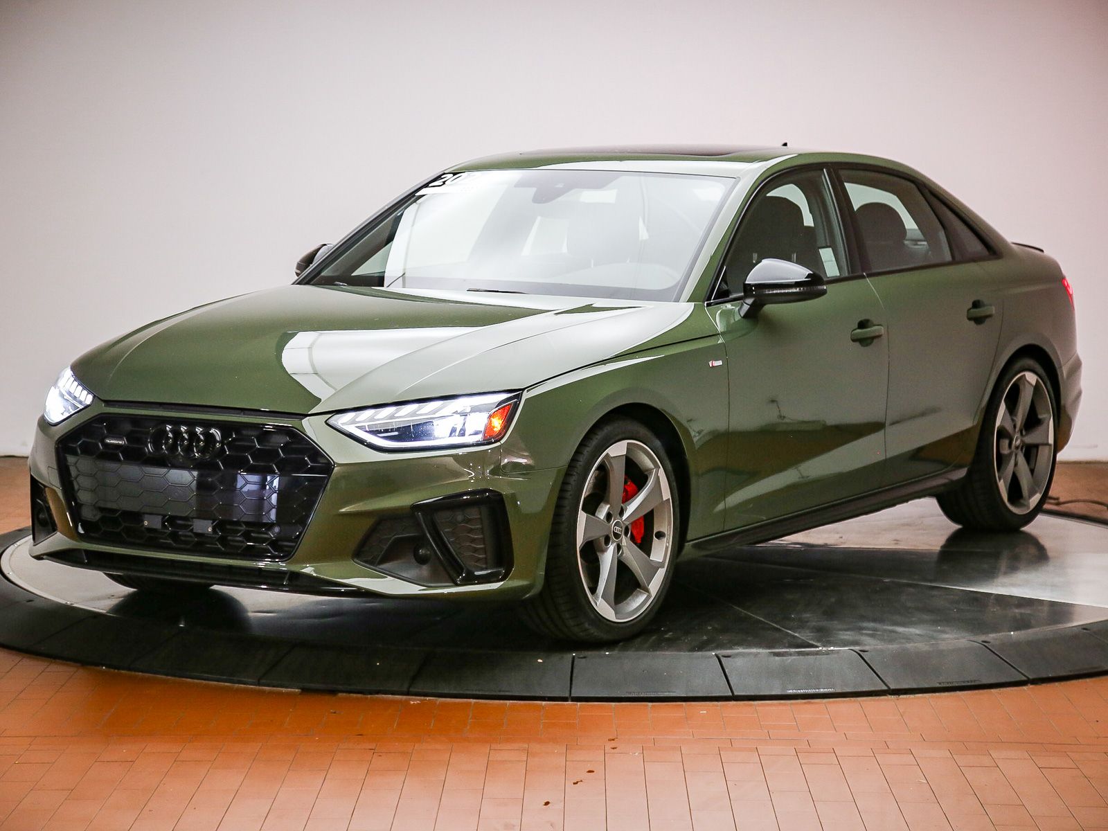 Green Metallic 2024 Audi A4 quattro Premium Plus S Line 45 TFSI AWD Sedan All-Wheel Drive 7-Speed Automatic