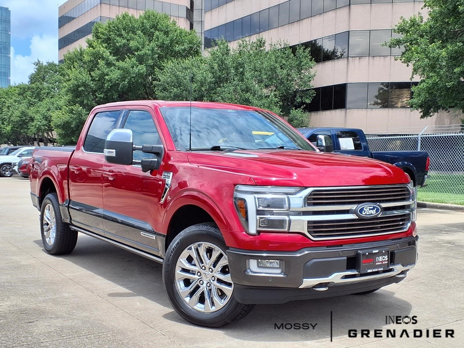 Rapid Red Metallic Tinted Clearcoat 2024 Ford F-150 King Ranch SuperCrew 4WD Pickup Truck Four-Wheel Drive Automatic