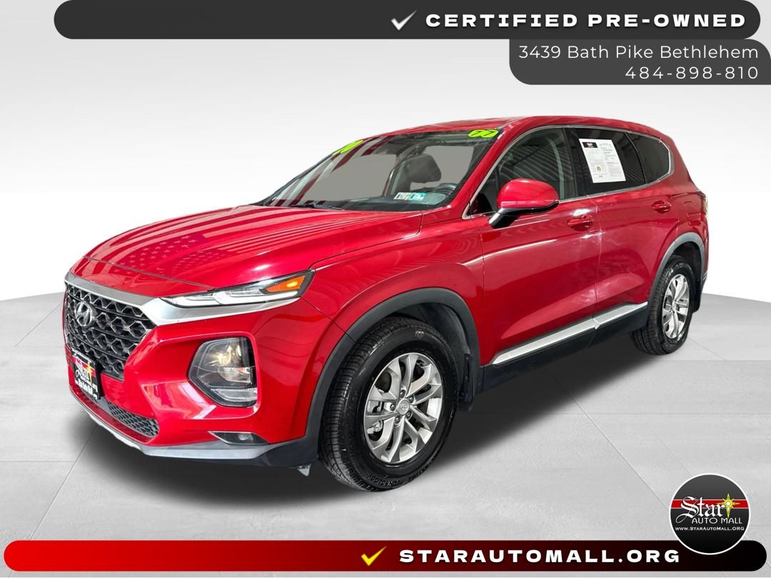 Calypso Red 2020 Hyundai Santa Fe SUV / Crossover All-Wheel Drive 8-Speed Automatic