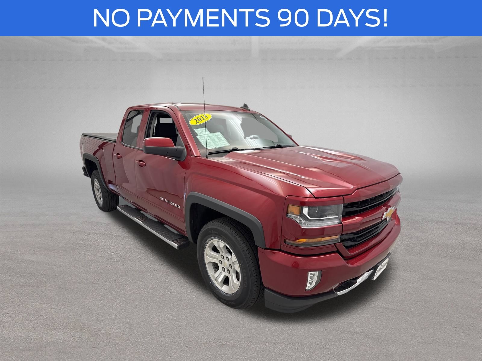 Cajun Red Tintcoat 2018 Chevrolet Silverado 1500 Pickup Truck Four-Wheel Drive 6-Speed Automatic Overdrive