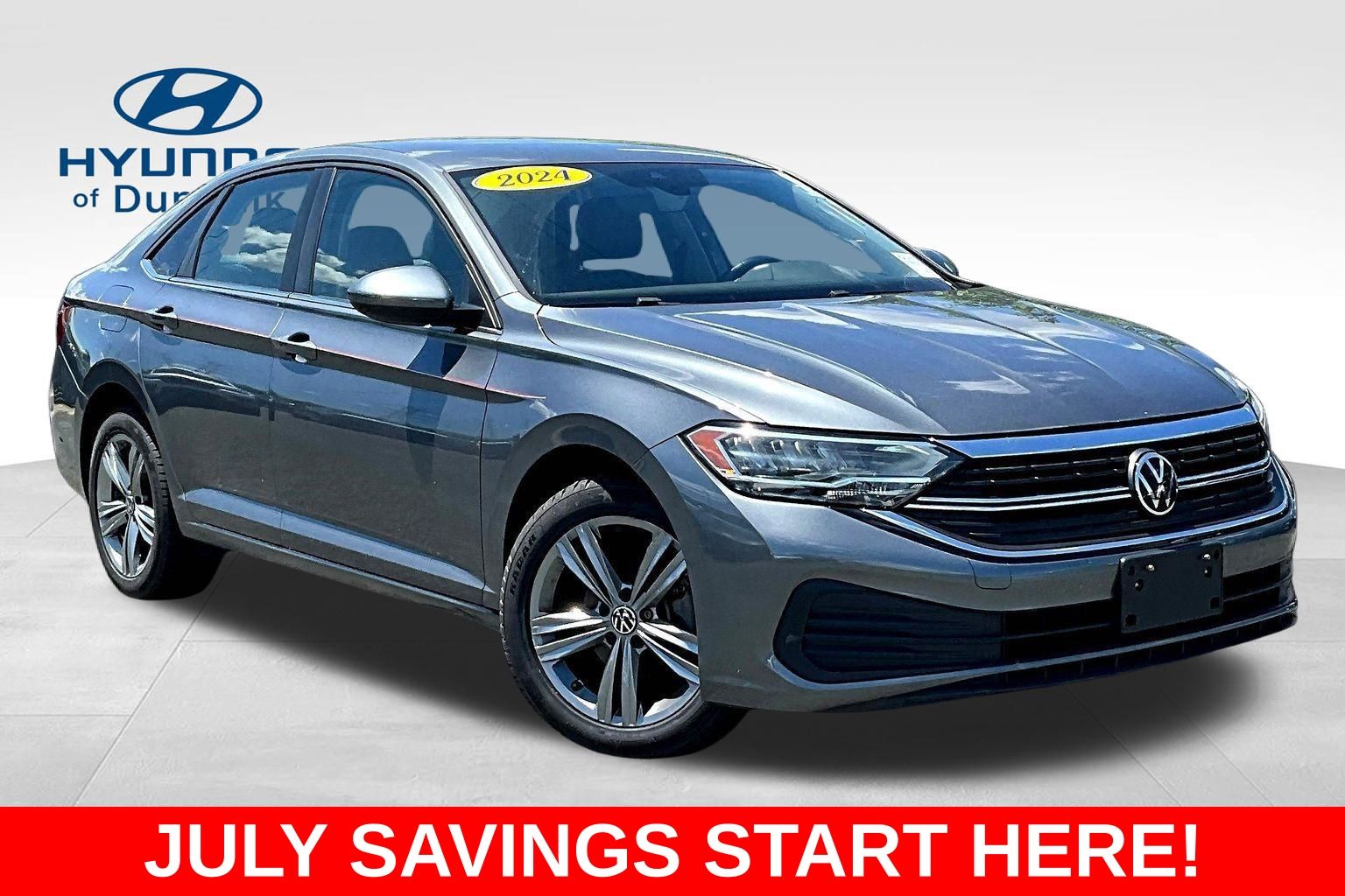 Platinum Gray Metallic 2024 Volkswagen Jetta Sedan Front-Wheel Drive 8-Speed Automatic