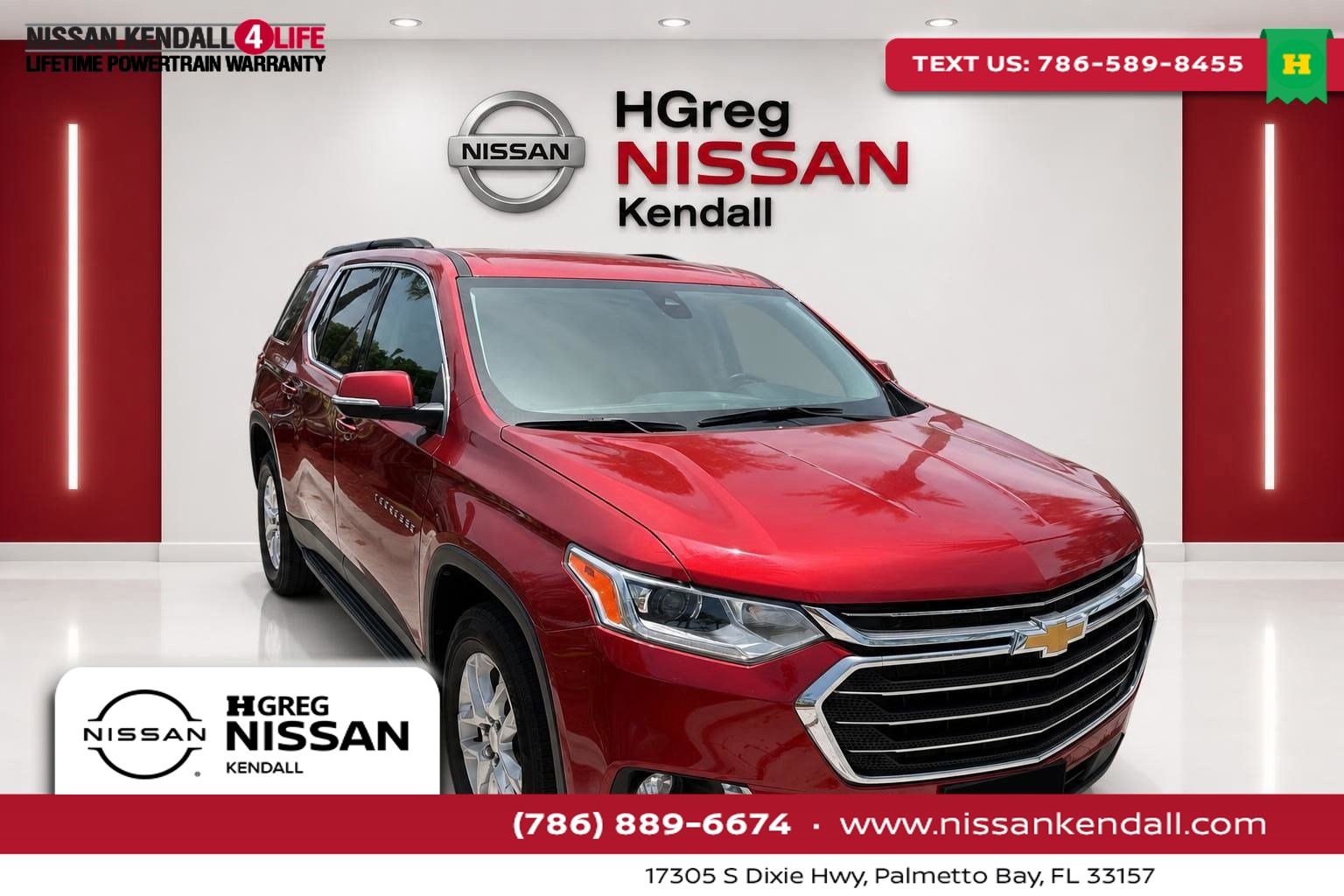 Cajun Red Tintcoat 2021 Chevrolet Traverse SUV / Crossover Front-Wheel Drive 9-Speed Automatic