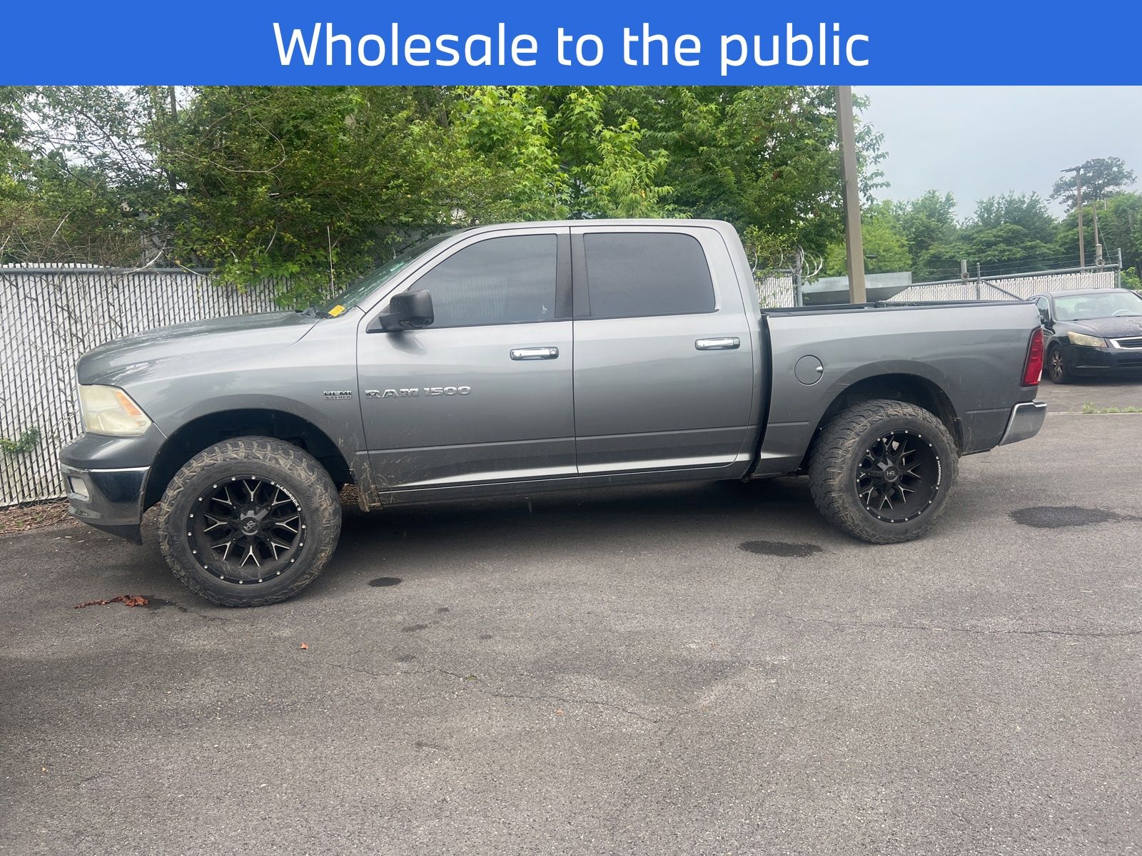 Mineral Gray Metallic Clearcoat 2012 RAM 1500 Big Horn Crew Cab 4WD Pickup Truck Four-Wheel Drive 6-Speed Automatic