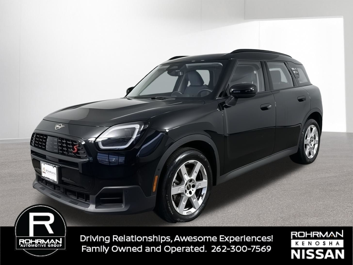 Midnight Black II Metallic 2025 MINI Countryman SUV / Crossover All-Wheel Drive 7-Speed Automatic
