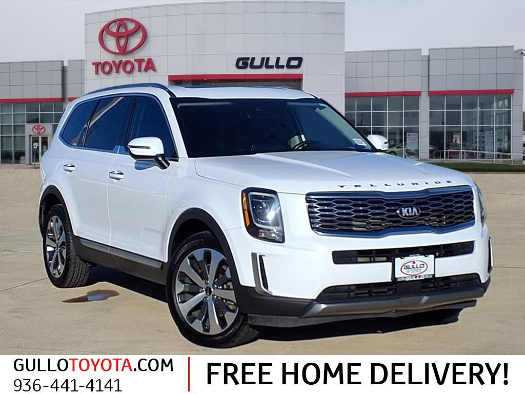 2021 Kia Telluride S White at Joe Myers Mazda Kia