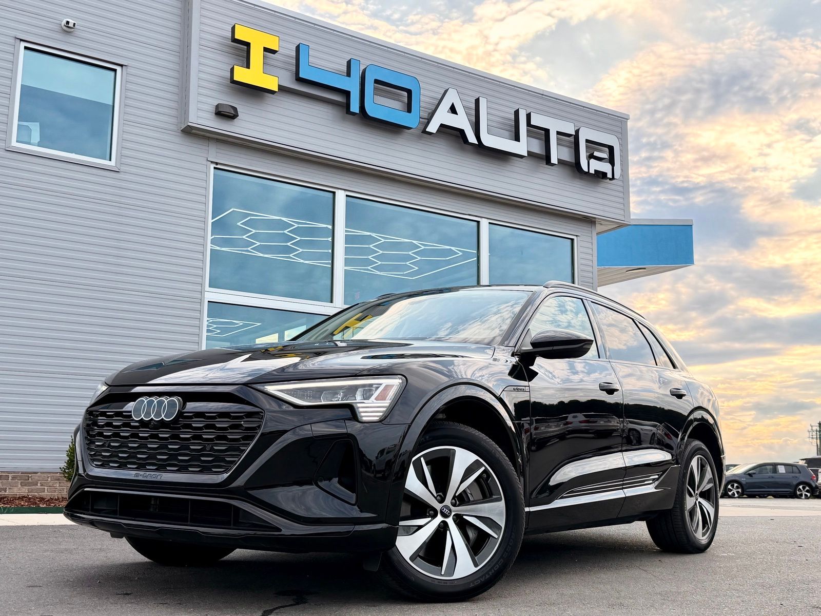 Black Metallic 2024 Audi Q8 e-tron SUV / Crossover All-Wheel Drive Automatic