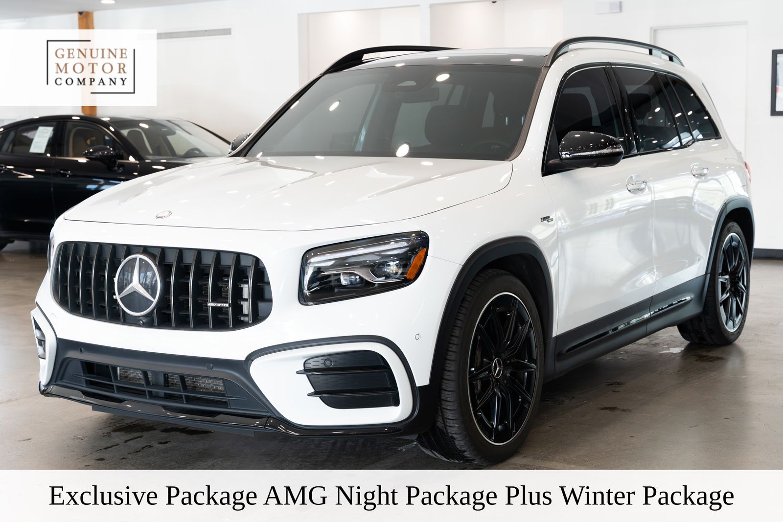 Digital White Metallic 2024 Mercedes-Benz GLB AMG 35 4MATIC SUV / Crossover All-Wheel Drive 8-Speed Automatic