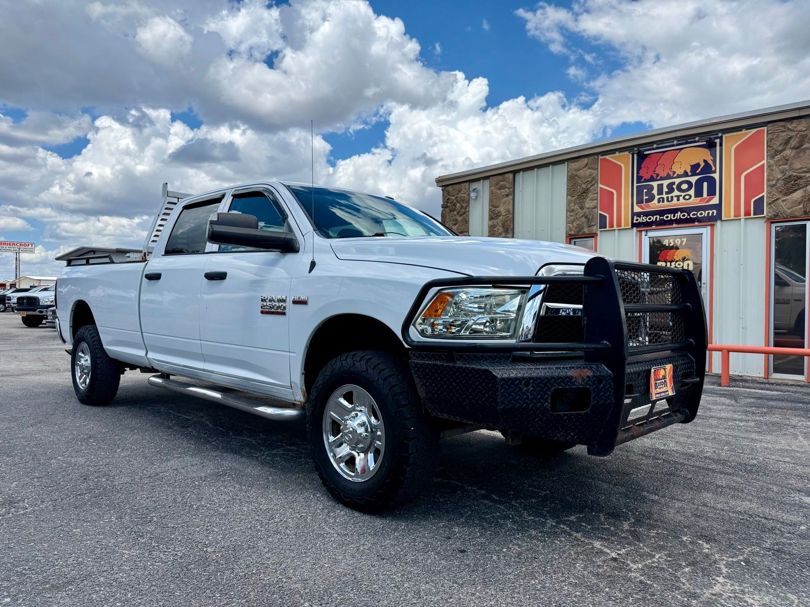 Bright White Clearcoat 2015 RAM 2500 Tradesman Crew Cab LB 4WD Pickup Truck Four-Wheel Drive 6-Speed Automatic