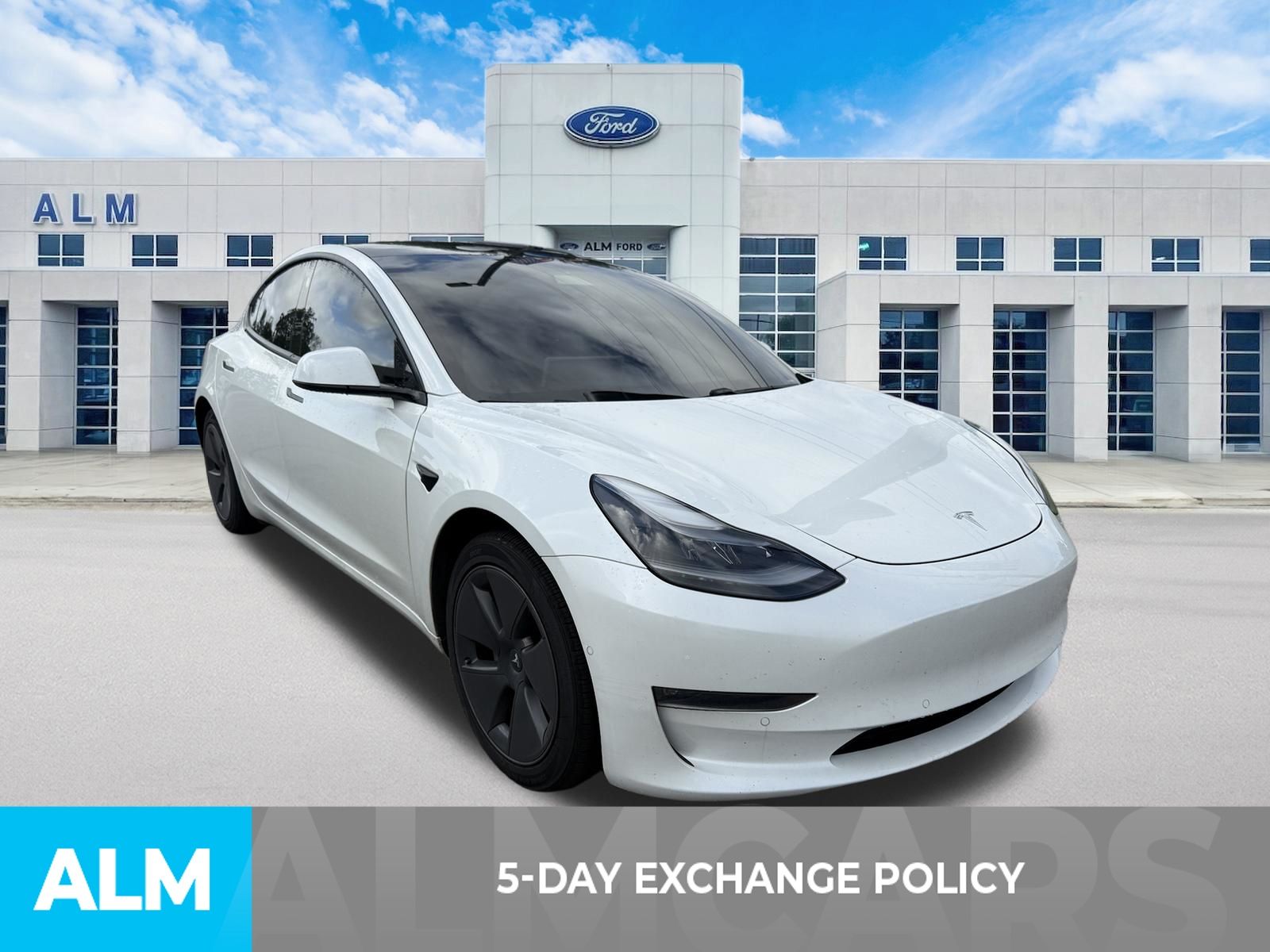 Used 2021 Pearl White Multi Tesla Long Range image 3