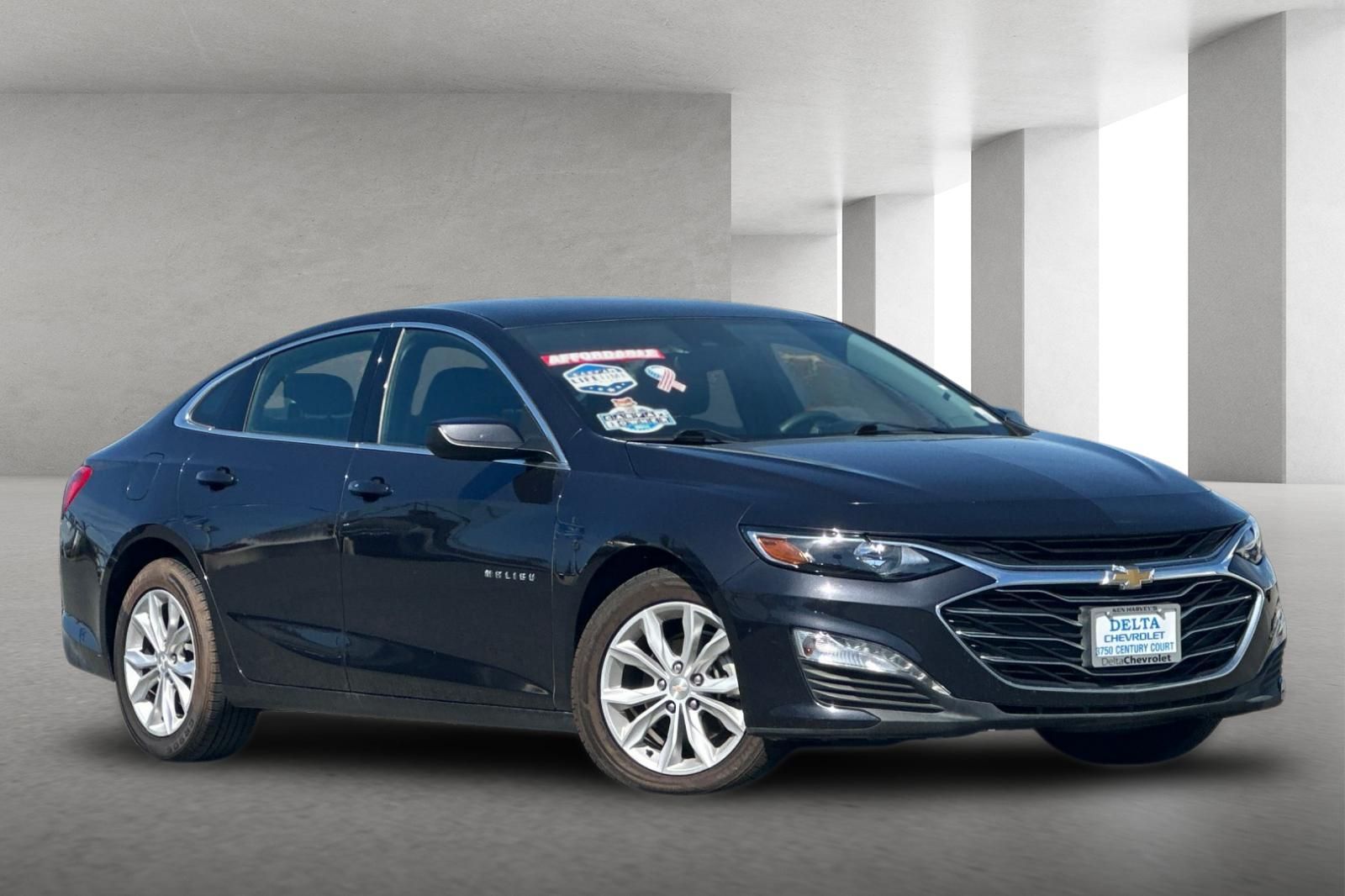 Dark Ash Metallic 2023 Chevrolet Malibu LT with 1LT FWD Sedan Front-Wheel Drive Continuously Variable Transmission