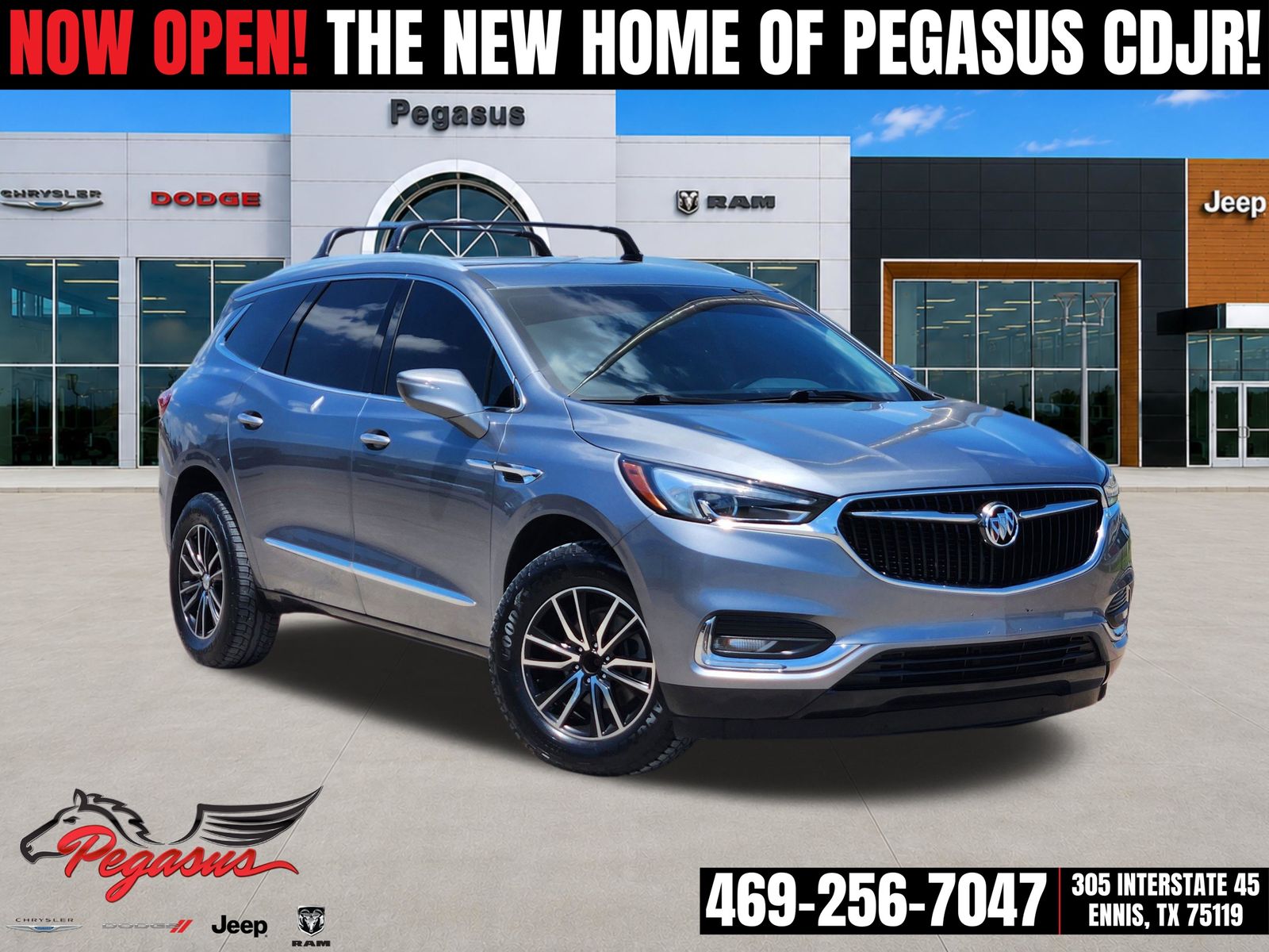 Satin Steel Gray Metallic 2019 Buick Enclave Essence FWD SUV / Crossover Front-Wheel Drive 9-Speed Automatic