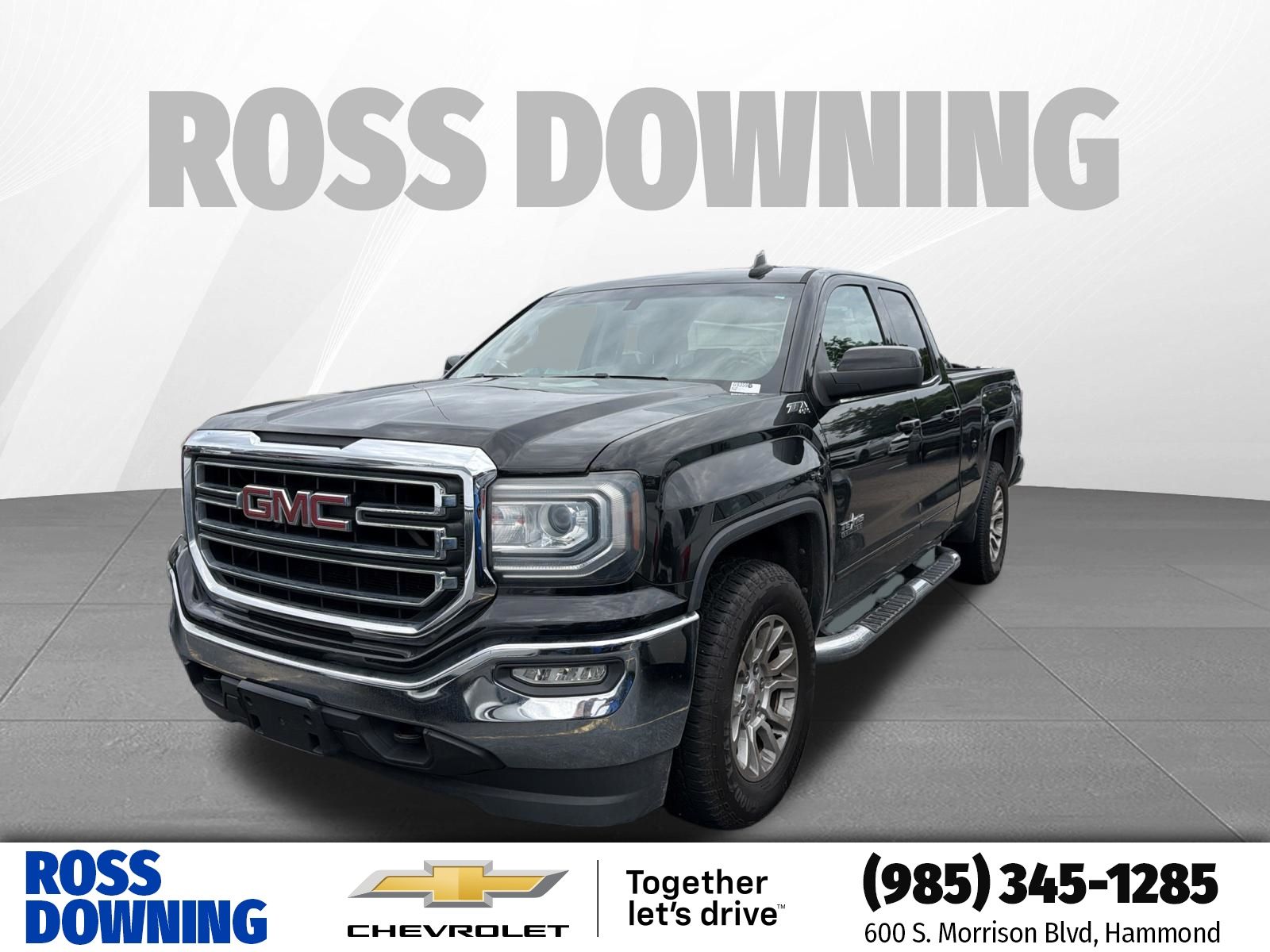 Onyx Black 2016 GMC Sierra 1500 Pickup Truck Four-Wheel Drive 6-Speed Automatic Overdrive