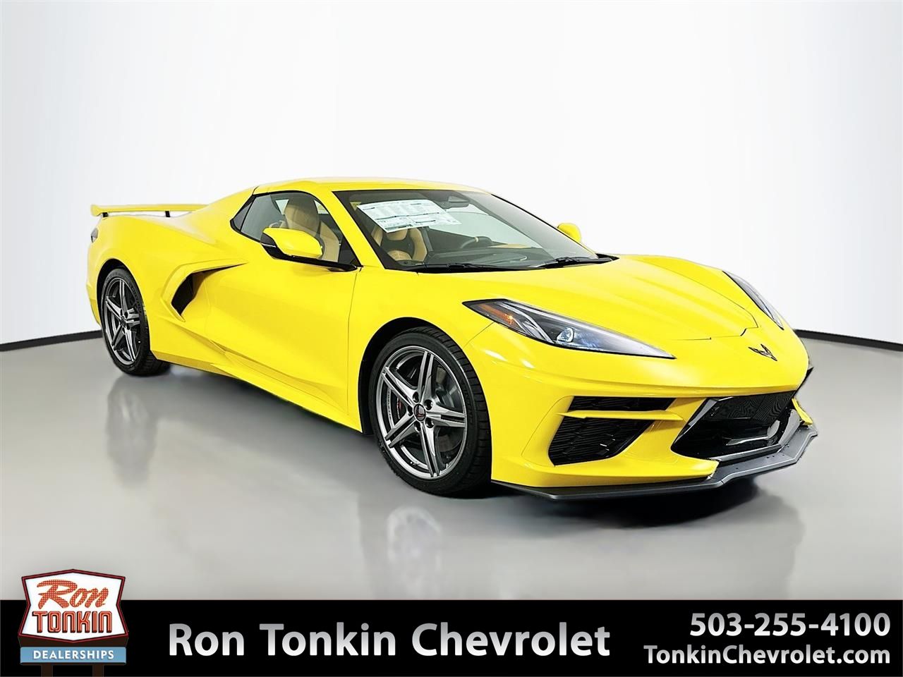 Competition Yellow Tintcoat Metallic 2026 Chevrolet Corvette Convertible Rear-Wheel Drive 8-Speed Dual Clutch