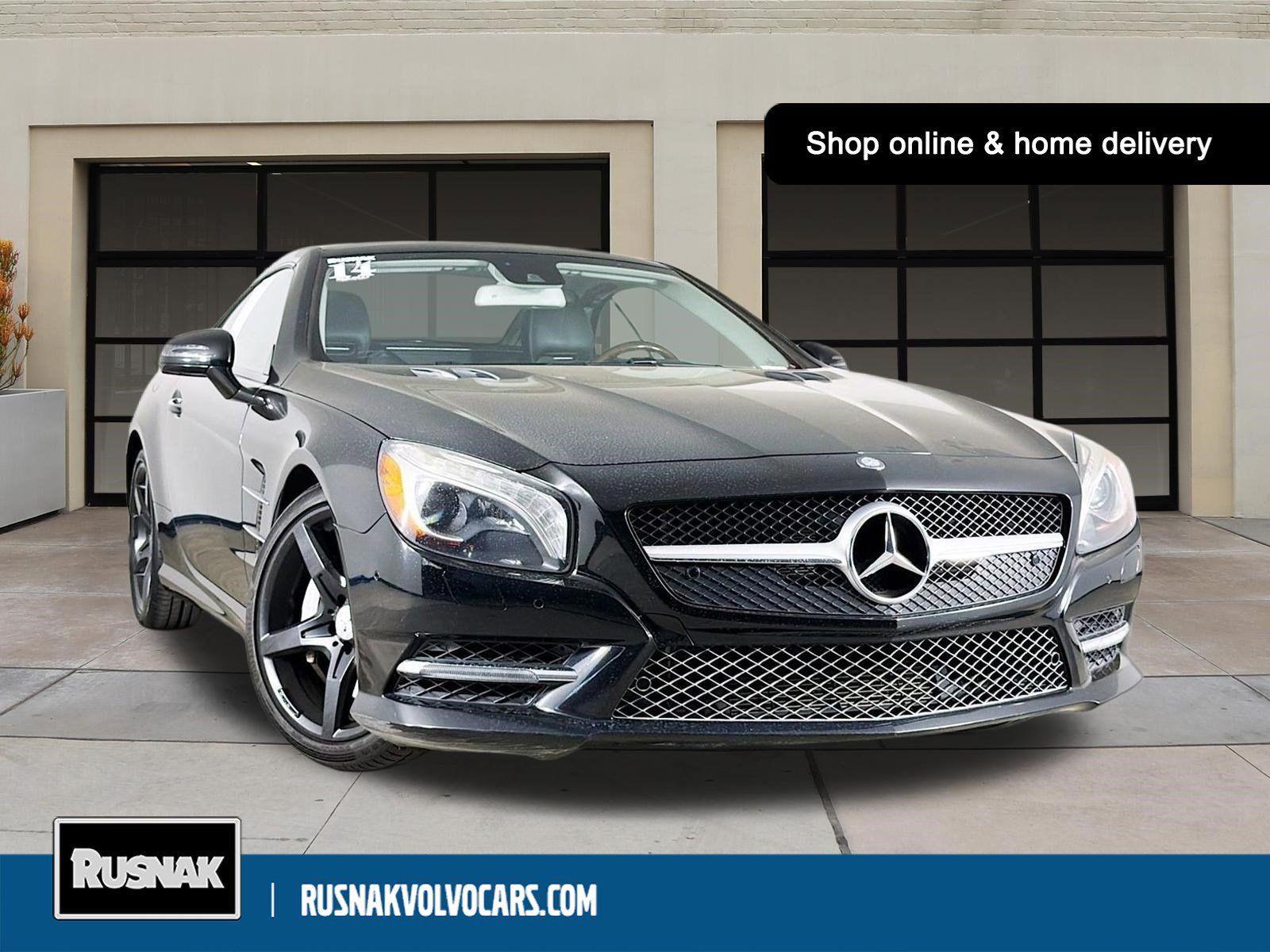 Black 2014 Mercedes-Benz SL-Class Convertible Rear-Wheel Drive 7-Speed Automatic